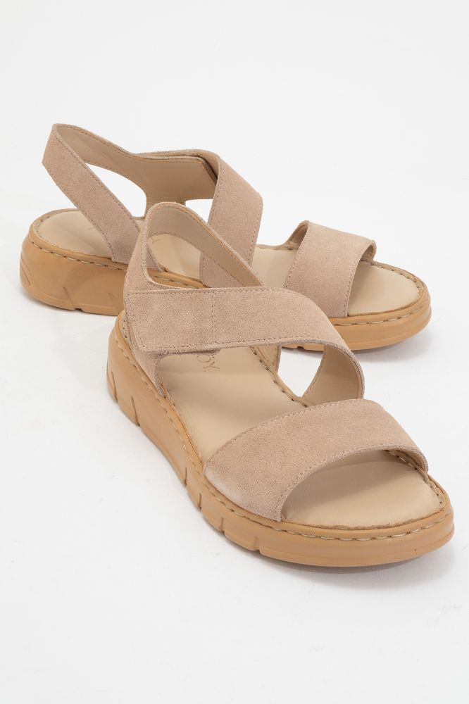 kadin-deri-sandalet-BEJ SUET-ASY2521102-0089699_0